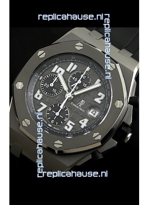 Audemars Piguet Chronopassion Titanium Swiss Watch - Secs hands at 12 O'Clock