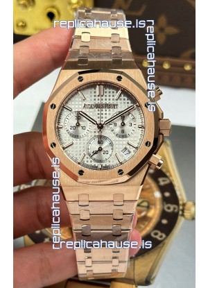 Audemars Piguer Royal Oak Chronograph 26240 Rose Gold Chronograph Super Clone Watch