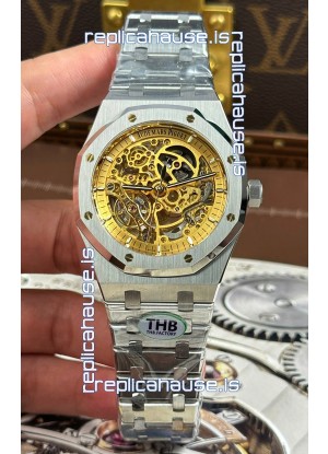 Audemars Piguet Royal Oak Super Clone Openworked Stainless Steel Watch 