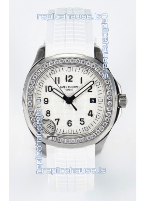 Patek Philippe Aquanaut 5267 White Dial Swiss Quartz Movement Replica Watch 