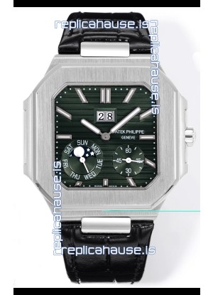 Patek Philippe Cubitus 5822 904L Steel Casing Green Dial Swiss Replica Watch