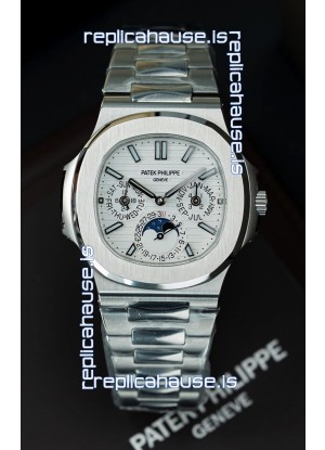 Patek Philippe Nautilus 5740 Perpetual Calendar Stainless Steel White Dial Swiss Replica Watch