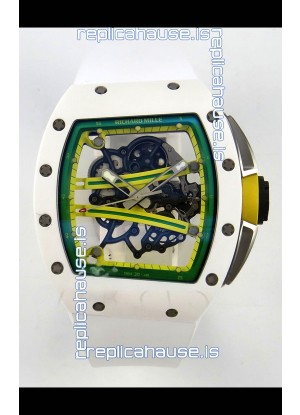 Richard Mille Super Clone RM061 Ceramic RMUL2 Edition Watch Green Dial