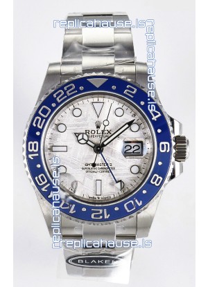 Rolex GMT Masters II Super Clone 126716 "Blaken" 904L Steel Meteorite Dial Watch 
