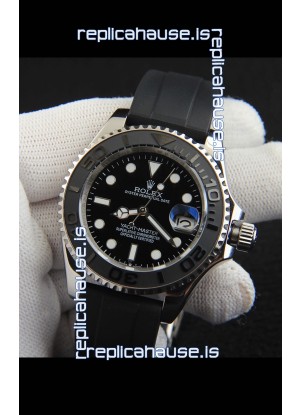Rolex Yachtmaster Stainless Steel Japanese Replica Watch - 40MM