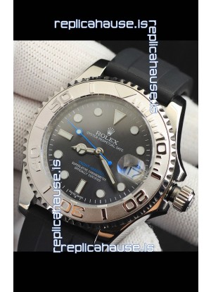 Rolex Yachtmaster Stainless Steel Japanese Replica Watch - 40MM Grey Dial