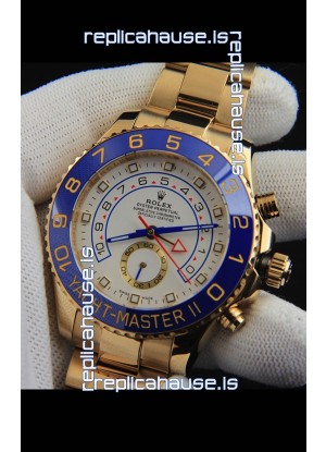 Rolex Yachtmater II Japanese Movement Replica Watch 44M Rose Gold