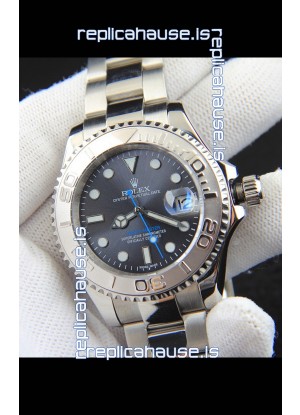 Rolex Yachtmaster Stainless Steel Japanese Replica Watch - 40MM - Grey Dial 