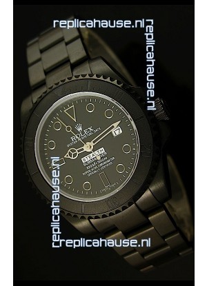 Rolex Submariner STEALTH MK IV Edition Swiss Replica Watch in PVD Strap