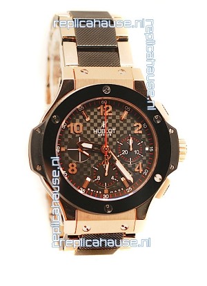 Hublot Big Bang Cappuccino Gold Swiss Replica Watch