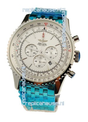 Breitling Navitimer Chronometre Japanese Watch in White Dial