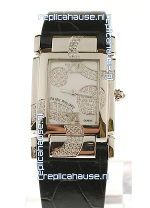 Patek Philippe Twenty Four Swiss Replica Watch in White Dial