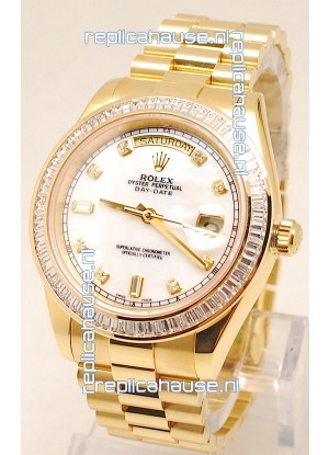 Rolex Day Date II Gold Japanese Replica Watch