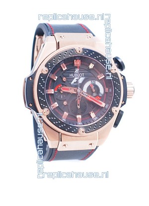 Hublot Big Bang F1 King Power Swiss Replica Rose Gold Watch