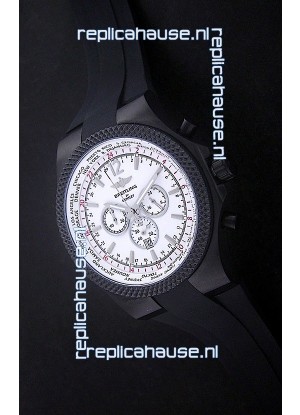 Breitling Bentley PVD Japanese Replica Watch in White Dial