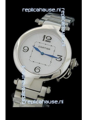 Cartier Pasha de Swiss Replica Automatic Watch in White Dial