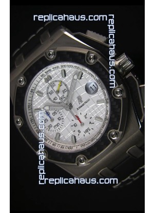 Audemars Piguet Royal Oak Offshore Juan Pablo Montoya Swiss Watch 3120 Movement White Dial - 1:1 Mirror