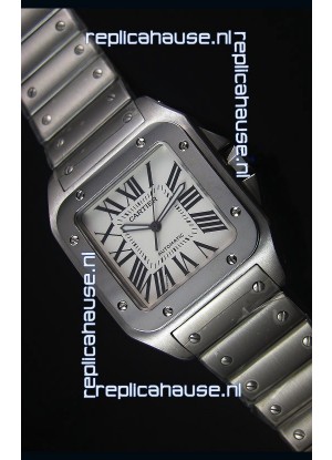 Cartier Santos 100 42MM Swiss Casing Watch with Japanese Movement 