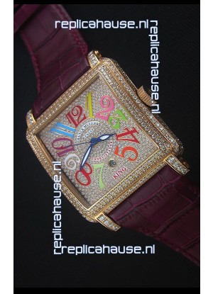Franck Muller Conquistador King Automatic Crazy Colors Swiss Replica Watch 