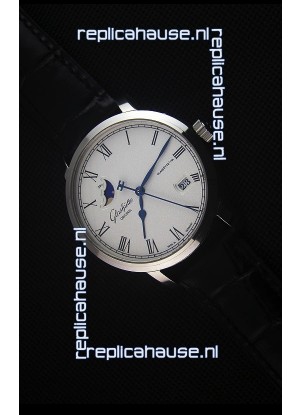 Glashuette Senator Excellence Panorama Date Moon Phase Swiss Replica Watch 