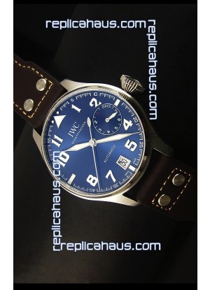IWC Big Pilot - Functional Power Reserve Blue Dial 1:1 Mirror Replica Watch
