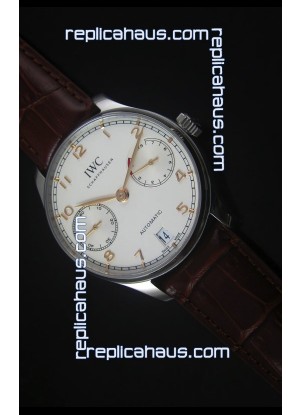 IWC IW500704 Portugieser Swiss 1:1 Mirror Replica Watch White Dial - Updated 2016 Version