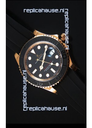 Rolex Yachtmaster 116655 Everose Gold Ceramic 1:1 Ultimate Mirror Replica Watch