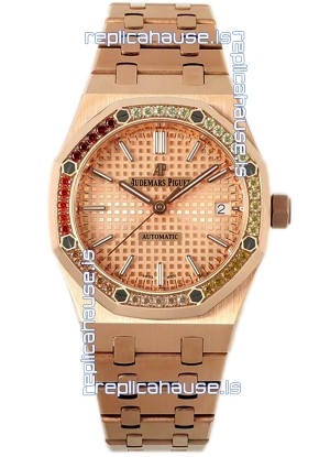 Audemars Piguet Royal Oak 37MM Frosted Casing Watch in 3120 Movement - 1:1 Mirror Replica