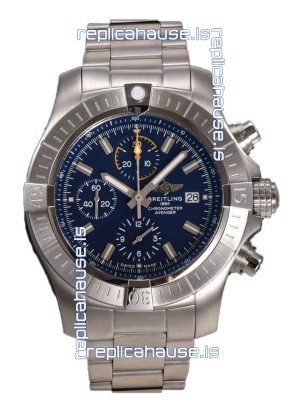 Breitling Avenger Chronograph 45 Blue Dial 1:1 Mirror Swiss Replica Watch 