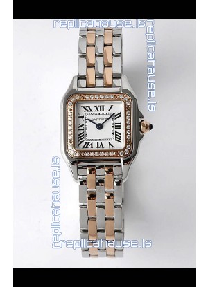 PANTHERE de Cartier Edition 22mm 1:1 Mirror Swiss Watch Rose Gold Two Tone Casing