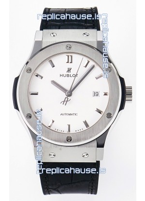Hublot Super Clone Classic Fusion Titanium 42MM 1:1 Mirror Replica Watch White Dial
