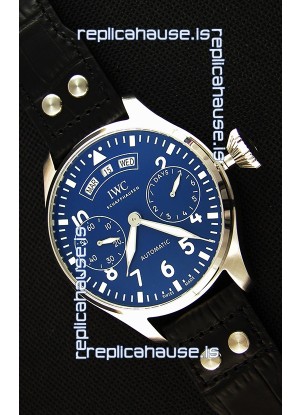 IWC Big Pilot Annual Calendar IW502702 Spitfire Blue Dial Swiss 1:1 Mirror Replica