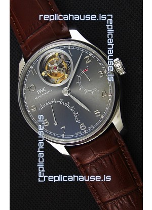 IWC Portugieser Tourbillon Mystere Retrograde Silver Dial UPDATED 2019 Version 