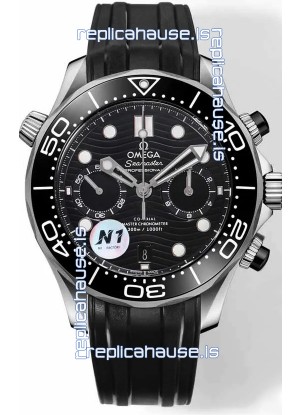 Omega Seamaster Co-Axial Master Chronograph Stainless Steel Black Dial 44MM 1:1 Mirror Replica