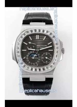 Patek Philippe Nautilus 5712/1A 1:1 Quality Swiss Replica Watch in Grey Dial