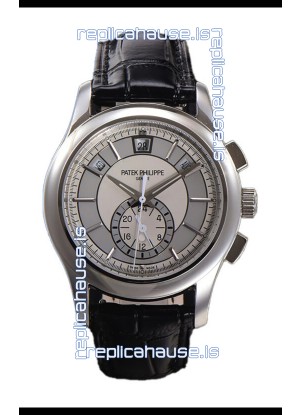 Patek Philippe 5205 Complications Moonphase White Dial 1:1 Mirror Swiss Replica Watch