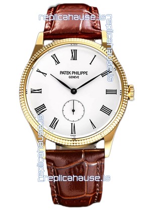 Patek Philippe Calatrava 5119G Yellow Gold Casing 1:1 Mirror Replica Watch 