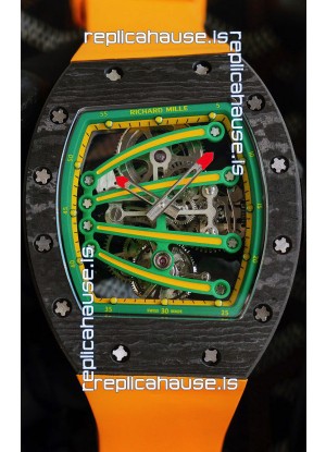 Richard Mille RM59-01 Genuine Tourbillon Movement in Black NTPT Carbon Casing