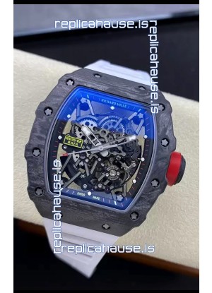 Richard Mille RM35-02 Rafael Nadal Carbon Fiber Casing with Genuine Tourbillon Super Clone Watch