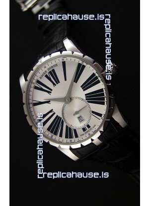 Roger Dubuis Excalibur RDDBEX0460 Steel White Swiss Replica Watch 