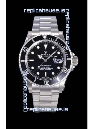 Rolex Submariner Classic Edition Swiss Replica Watch 904L Steel Casing - 1:1 Mirror Replica