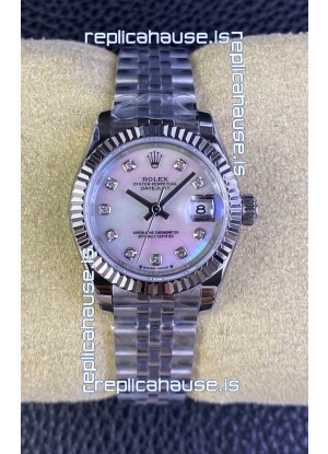 Rolex Datejust 28MM Swiss Watch in 904L Pearl Dial - 1:1 Mirror Replica 