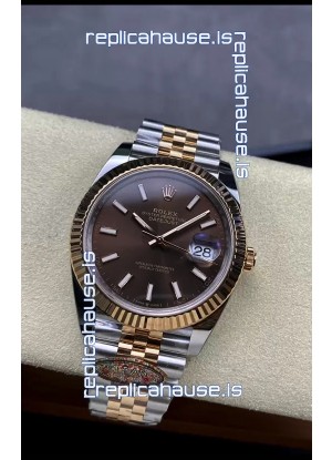 Rolex Datejust 126331 41MM ETA 3235 Swiss 1:1 Mirror Replica Watch in Rose Gold 904L Steel
