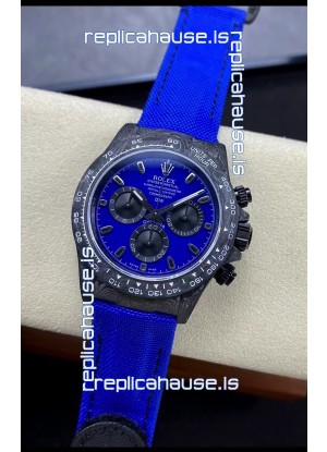 Rolex Daytona DiW Miami Blue Edition Watch - Forged Cabon Casing 1:1 Mirror Replica