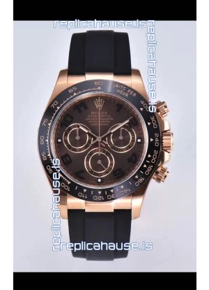 Rolex Cosmograph Daytona M116515 Rose Gold Original Cal.4130 Movement - 904L Steel Watch