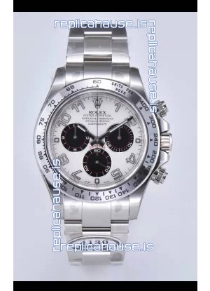 Rolex Cosmograph Daytona Panda M116519 Original Cal.4130 Movement - 904L Steel Watch White Dial