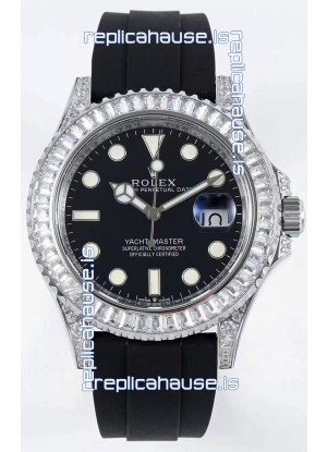 Rolex Yachtmaster 226679TBR White Gold 42MM Cal.3135 Swiss 1:1 Ultimate 904L Steel Watch