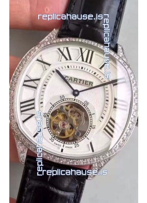 Drive De Cartier 1:1 Mirror Replica Watch with Tourbillon Movement