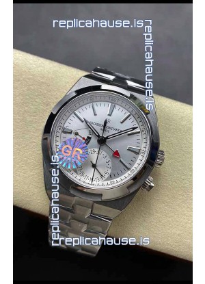 Vacheron Constantin Overseas Dual Time Stainless Steel 1:1 Mirror Swiss Replica Steel Dial