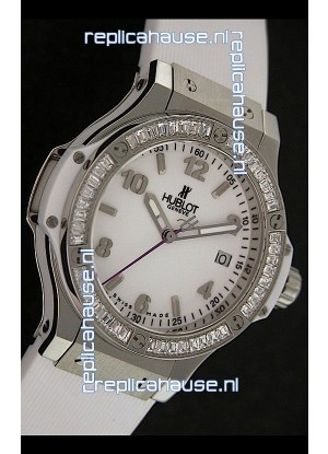 Hublot Big Bang King Swiss Quartz Watch in White Dial